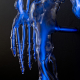 Image for article titled This life-size glass skeleton is illuminated by krypton